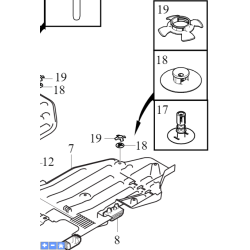 VOLVO XC60 II spinka oslony podwozia kpl OE