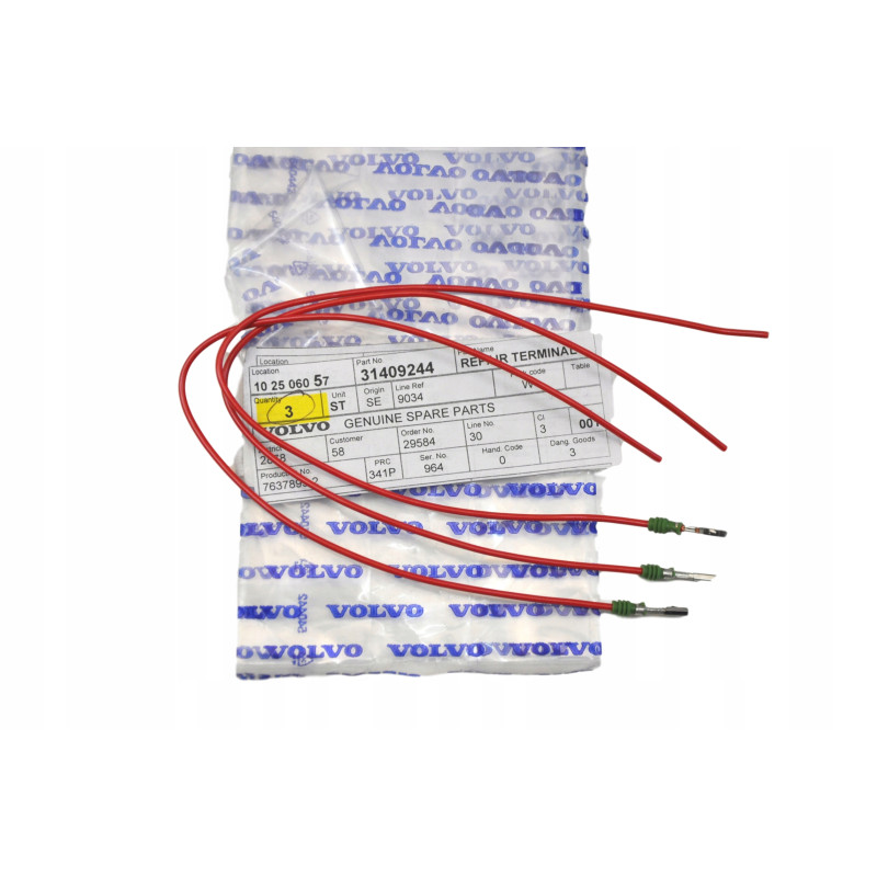 VOLVO pin zacisk wtyczki instalacyjnej 0,64mm OE 30656698