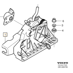 VOLVO S60 V60 wybierak korpus zmiany biegow manual