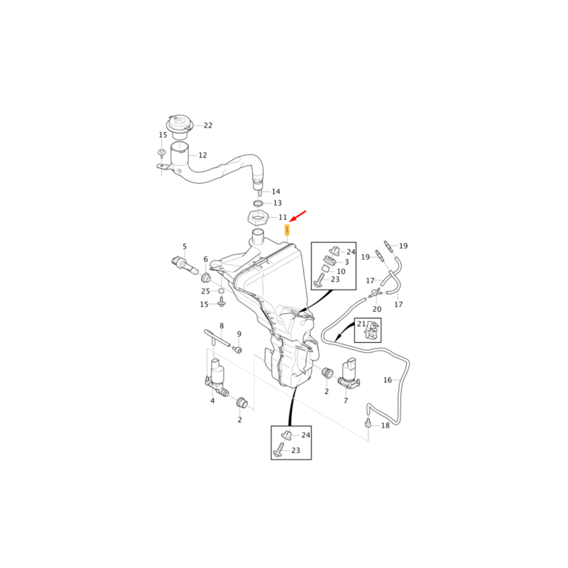 VOLVO XC60 II zbiornik...