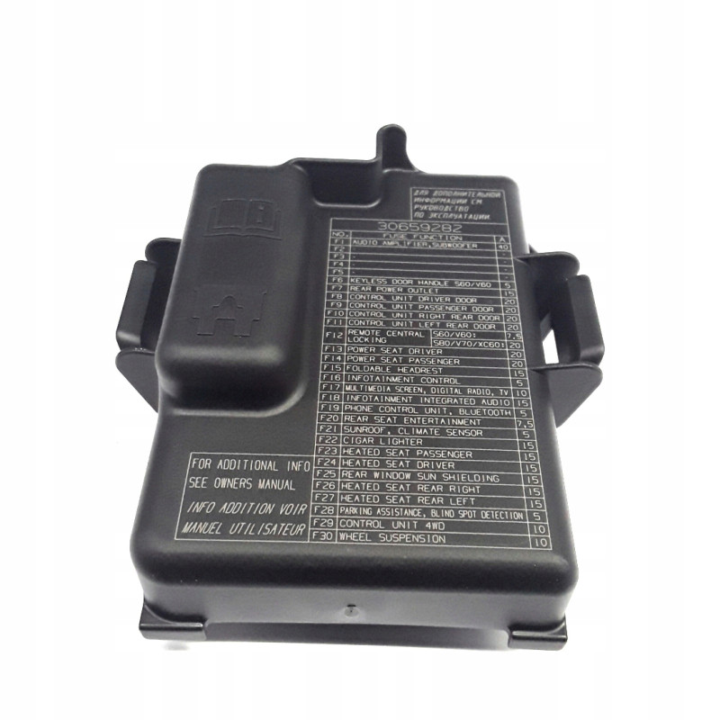 VOLVO S60 V60 S80 V70 XC60 XC70 oslona puszki bezp 31300188