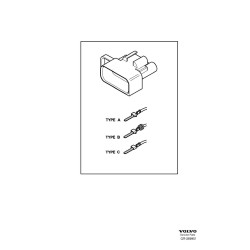 VOLVO XC60 II wtyczka do instalacji zderzaka przod