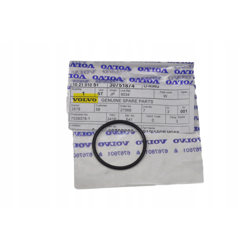 VOLVO S60 V60 XC60 oring uszczelniacz lewej polosi 30751874
