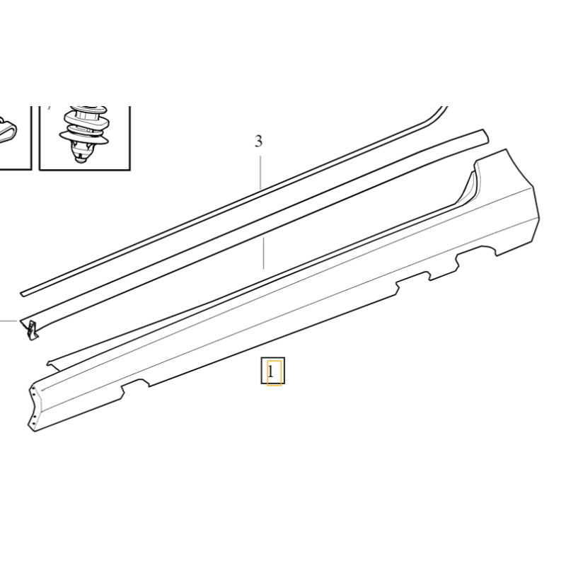 VOLVO S60 V60 prawy prog...