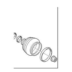 VOLVO S70 V70 oslona wewnetrznego przegubu OE