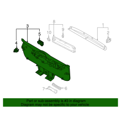 VOLVO XC60 II panel poszycie klapy bagaznika OE 31426892