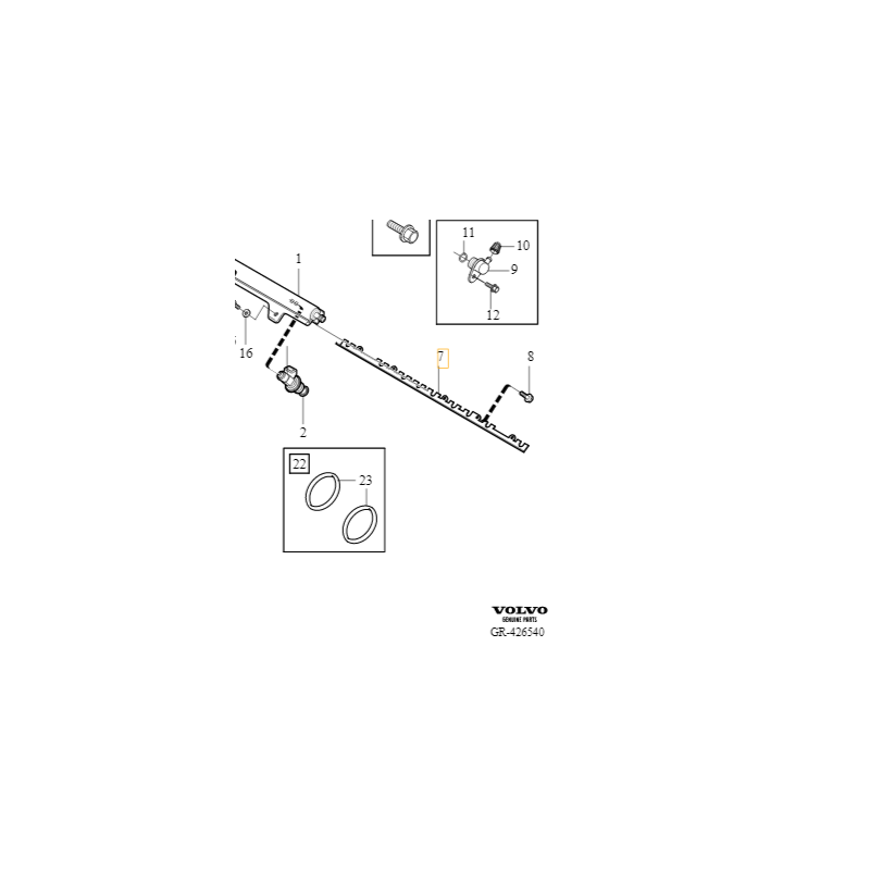 VOLVO C30 C70 V40 mocowanie...