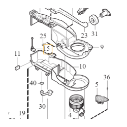 VOLVO S80 V70 S60 XC90 czujnik temperatury wewn