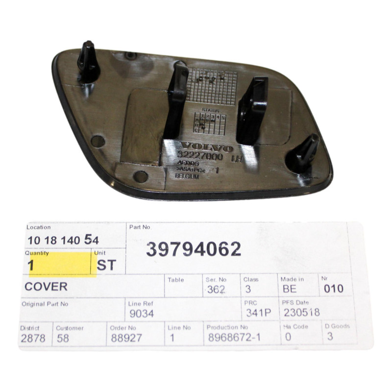 VOLVO S60 III V60 V60CC II lewa zaslepka spryskiwacza lampy OE