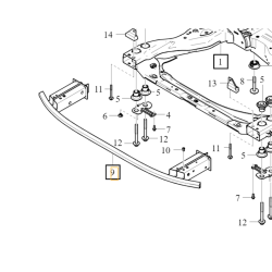 VOLVO S60 III V60 II wzmocnienie dolna belka zderzaka zawieszenie przod OE