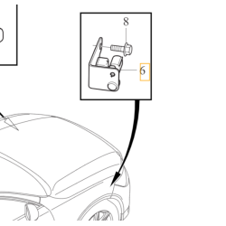 VOLVO S60 V60 S90 V90 XC60 II czujnik aktywne zawieszenie prawy przod OE