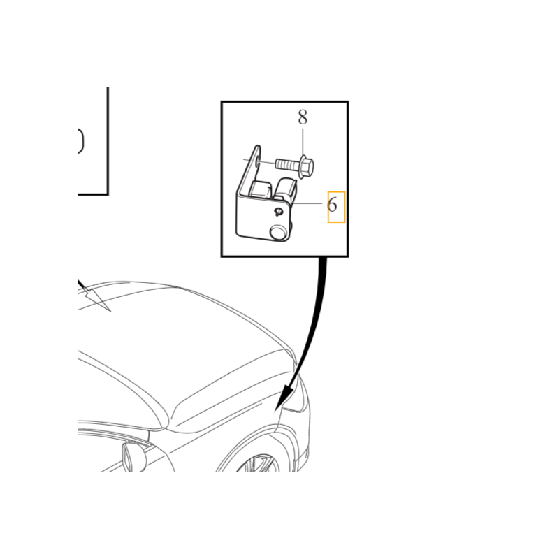 VOLVO S60 V60 S90 V90 XC60 II czujnik aktywne zawieszenie prawy przod OE