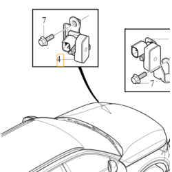 VOLVO C40 XC40 czujnik aktywne zawieszenie lewy przod OE 31476073 32283395