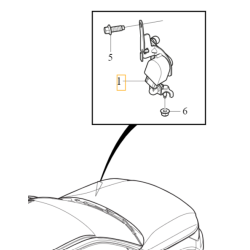 VOLVO C40 XC40 czujnik poziomowania swiatel LED lewy przod OE 32221957