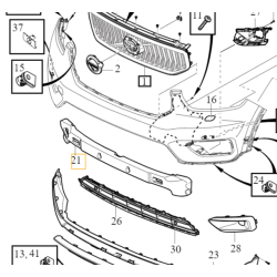 VOLVO XC40 oryginalny absorber pianka wzmocnienie zderzak przod OE 31449345