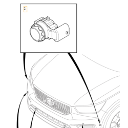 VOLVO V60CC XC40 XC90 II zewnetrzny czujnik parkowania asystent OE 32209359
