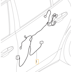 VOLVO S60 III V60 V60CC II wiazka elektryczna drzwi prawy tyl OE 32247350