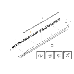 VOLVO S60 V60 V60CC II srodkowy lewy slizg nakladki progu zewn OE
