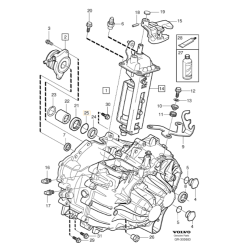 VOLVO XC90 XC60 XC70 uszczelka tulei przekladni katowej