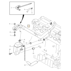 VOLVO XC90 2,9T separator oleju puszka odma odpowietrzenie skrzyni korbowej OE