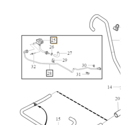VOLVO V40 S60 V60 V70 S80 XC60 XC70 zawor filtra weglowego OE 31319904