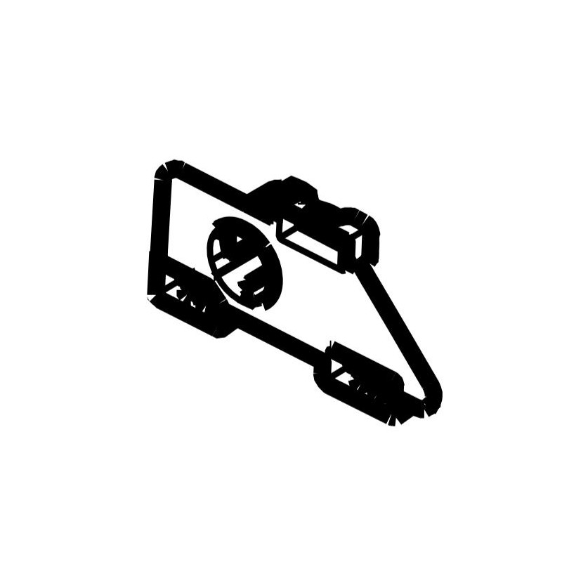 VOLVO XC90 II lewy wewnetrzny wspornik koszyk czujnika kratki przod OE