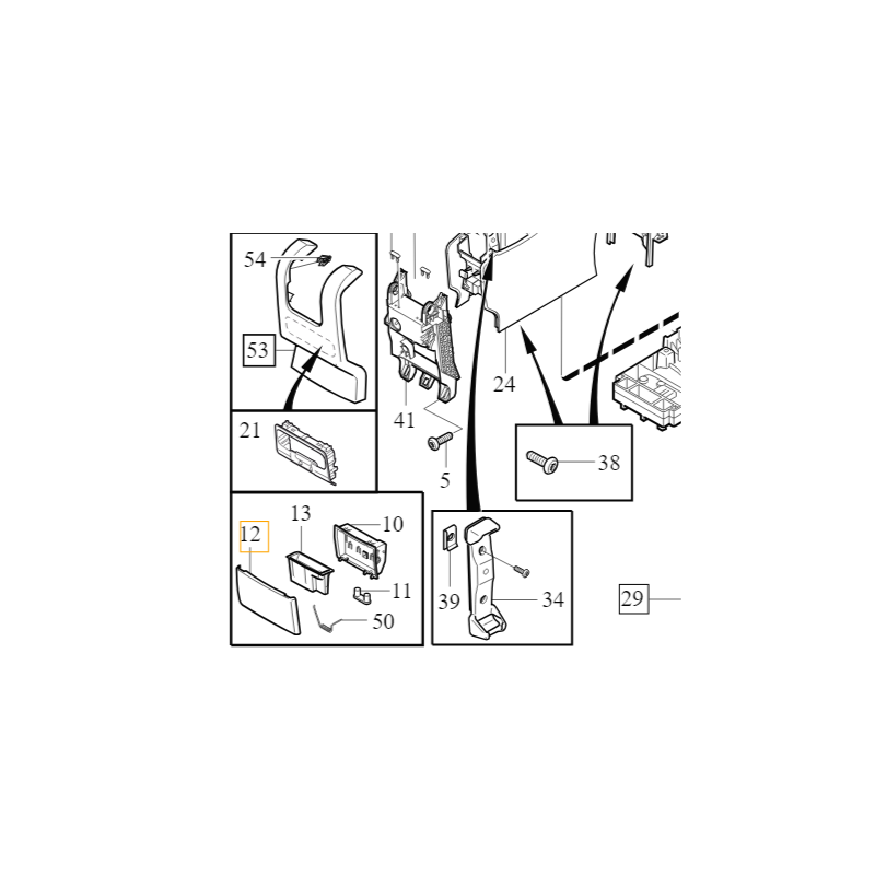 VOLVO XC60 I oslona tylnej...