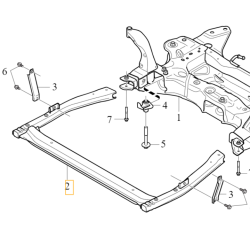 VOLVO XC40 wspornik belka przednia zawieszenia OE