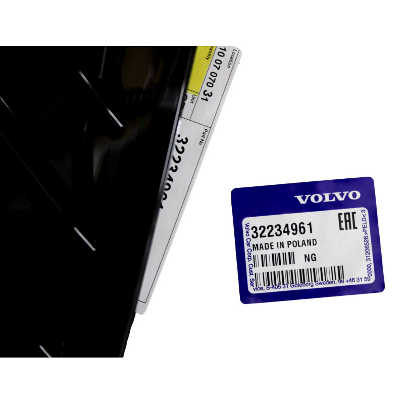 VOLVO XC60 II lewa kratka zderzaka przod R-Design OE