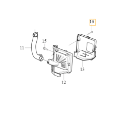 VOLVO oryginalna sruba obudowy komputera silnika XC90 XC60