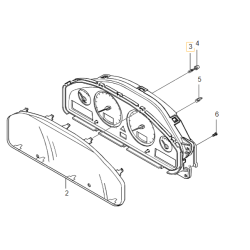 VOLVO S60 V70 S80  zarowka podswietlenia zegarow OE