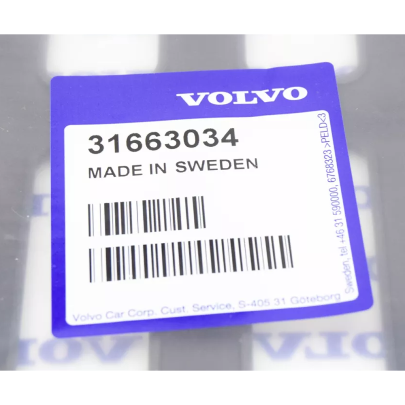 VOLVO XC40 wspornik mocowanie tablicy rejestracyjnej EU OE 31663034