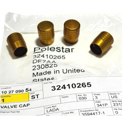 VOLVO S60 V60 XC60 XC40  1, 2 zlote kapturki nakretki na wentyle OE