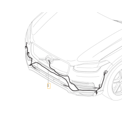 VOLVO XC90 II wiazka zderzaka przod czujniki kamera OE 32356715
