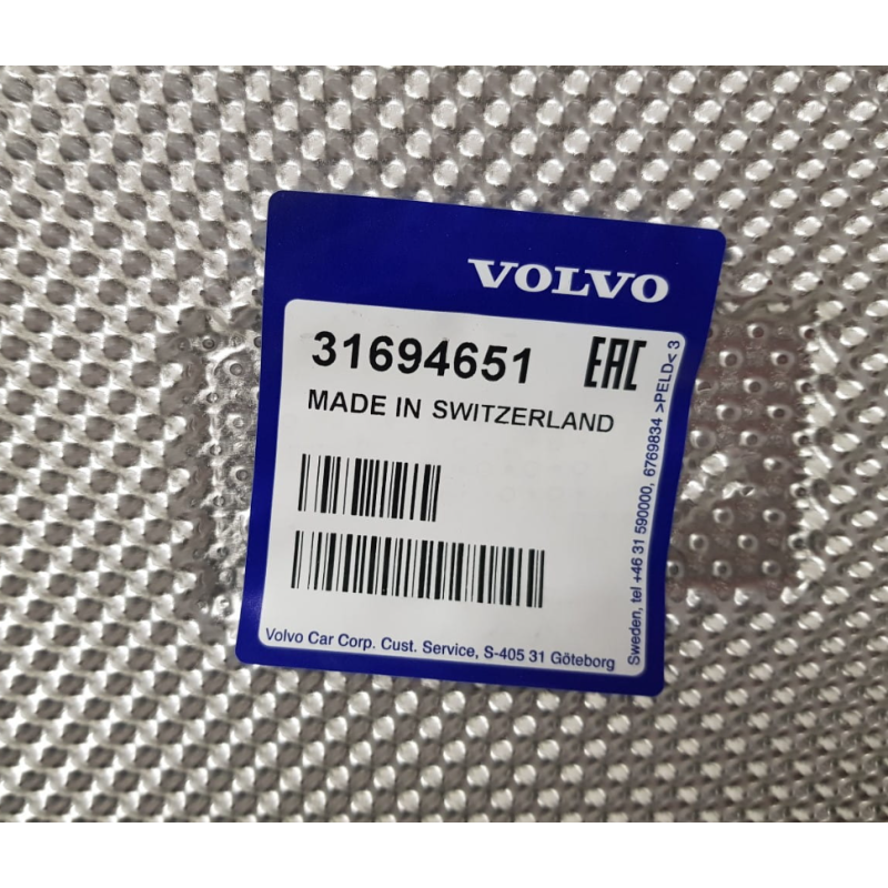 VOLVO XC60 II oslona termiczna wydechu tlumika tyl zbiornik OE