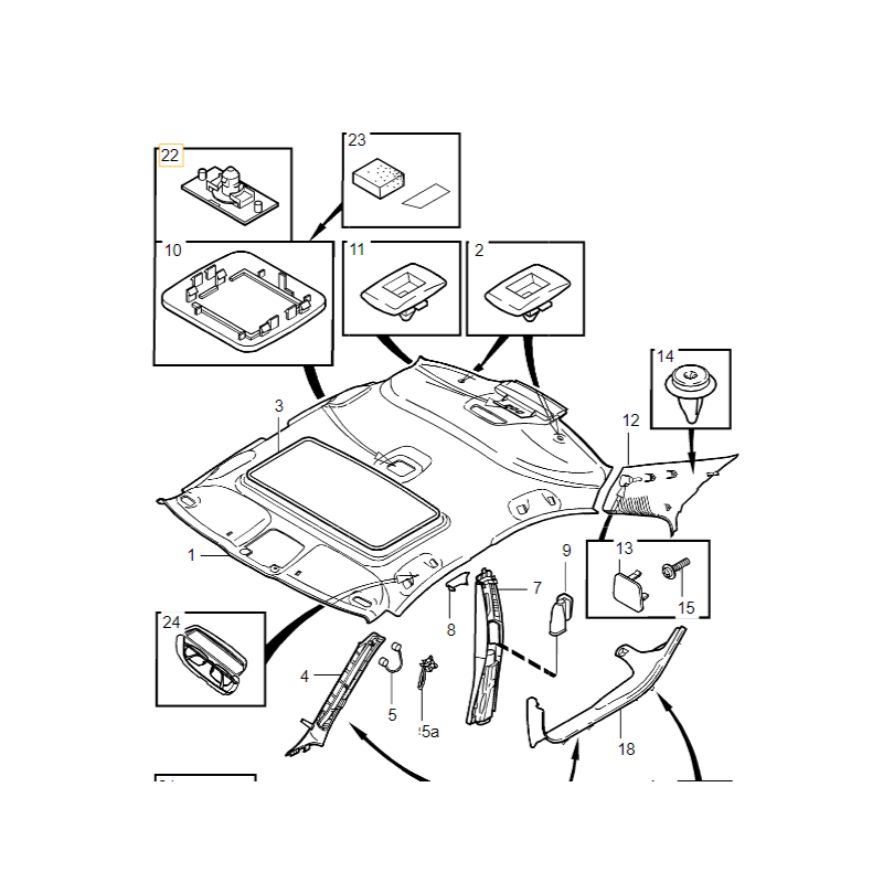 VOLVO S60 tylna spinka...
