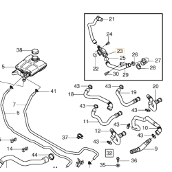 VOLVO C30 C70 S40 V50 S80 V70 przewod wodny rurka OE 30757580