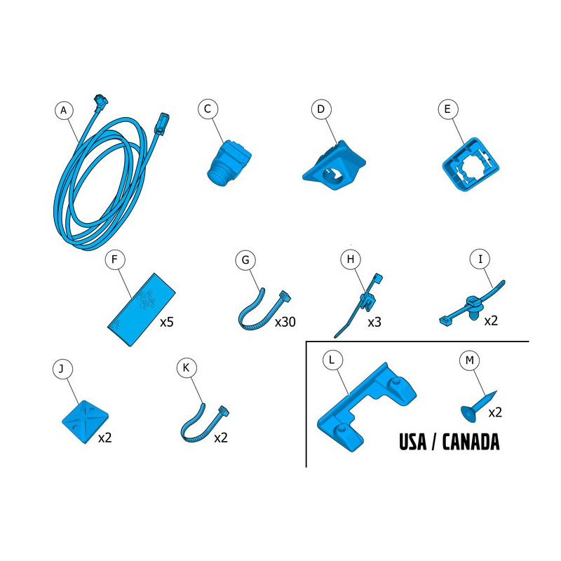 VOLVO S90 II kamera cofania...