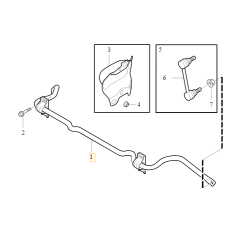 VOLVO XC90 tylny drazek stabilizatora OE 9465759